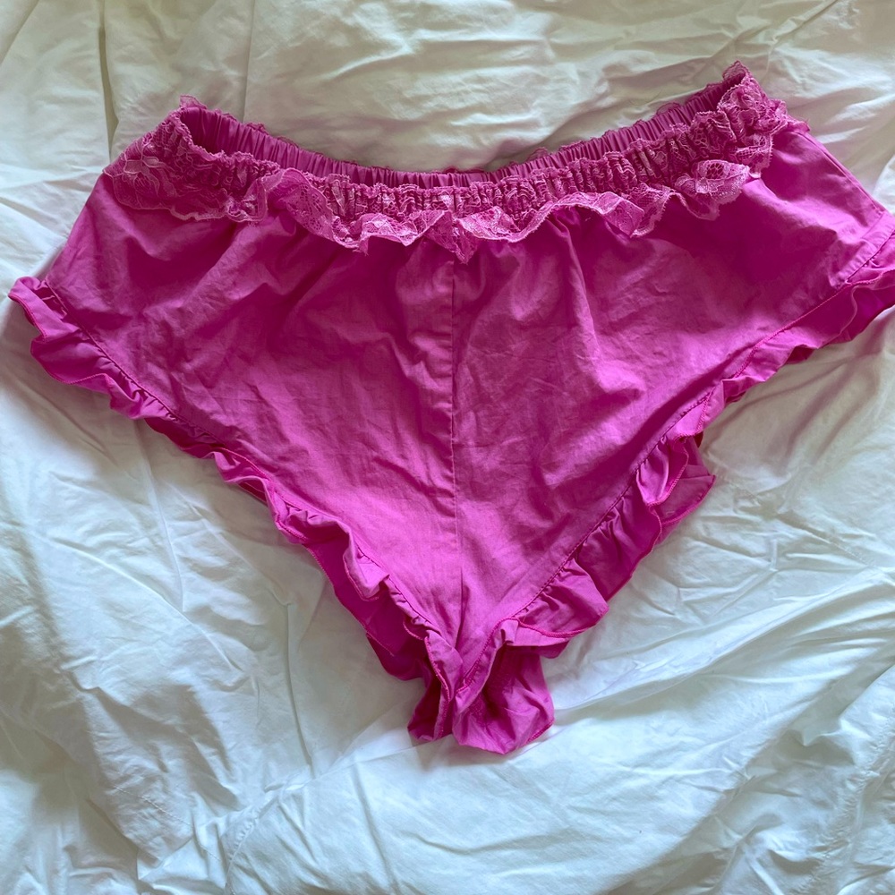 FP Intimates pink lace PJ shorts💓💓💓